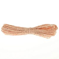 Шнур бумажный шебби-розовый (5 м.) 